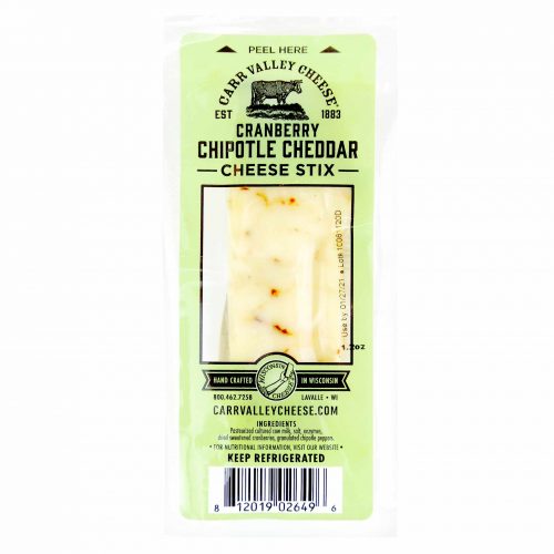 Carr Valley Cheese Cranberry Chipotle Cheddar Cheese Stix