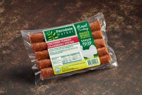 Uncured Cranberry Turkey Sticks, Ferndale Market