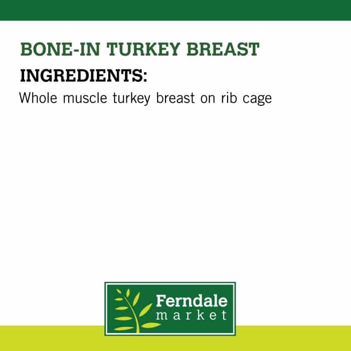 Bone-in Turkey Breast Ingredients