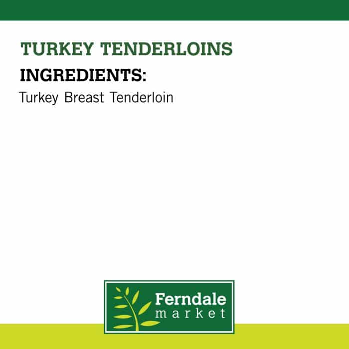 Turkey Tenderloins Ingredients