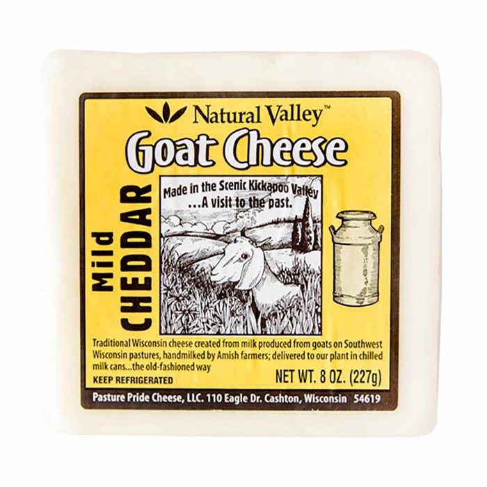 Natural Valley Goat Cheese Mild Cheddar