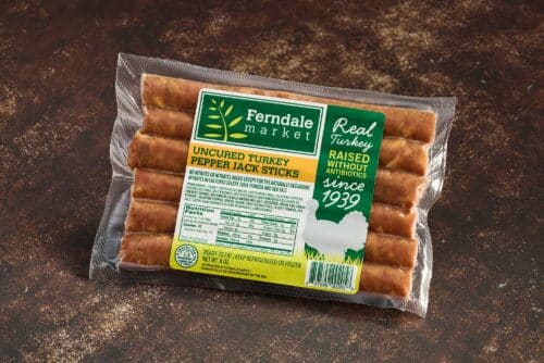 Uncured Turkey Pepperjack Sticks - Ferndale Market