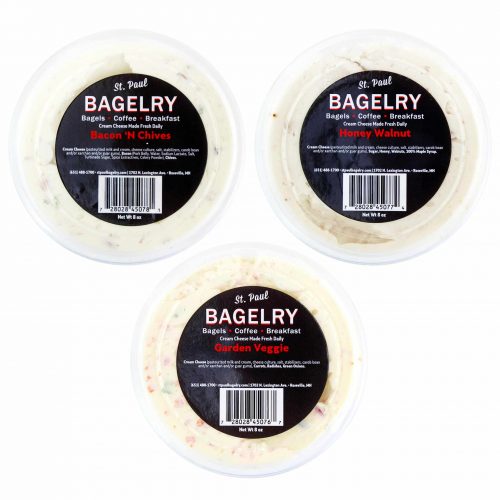 St Paul Bagelry Assorted Flavored Cream Cheese