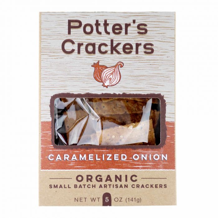 Potters Crackers Carmelized Onion Crackers