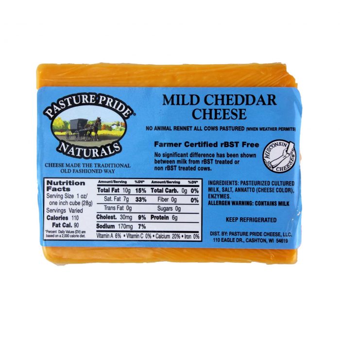 Pature Pride Mild Cheddar Cheese