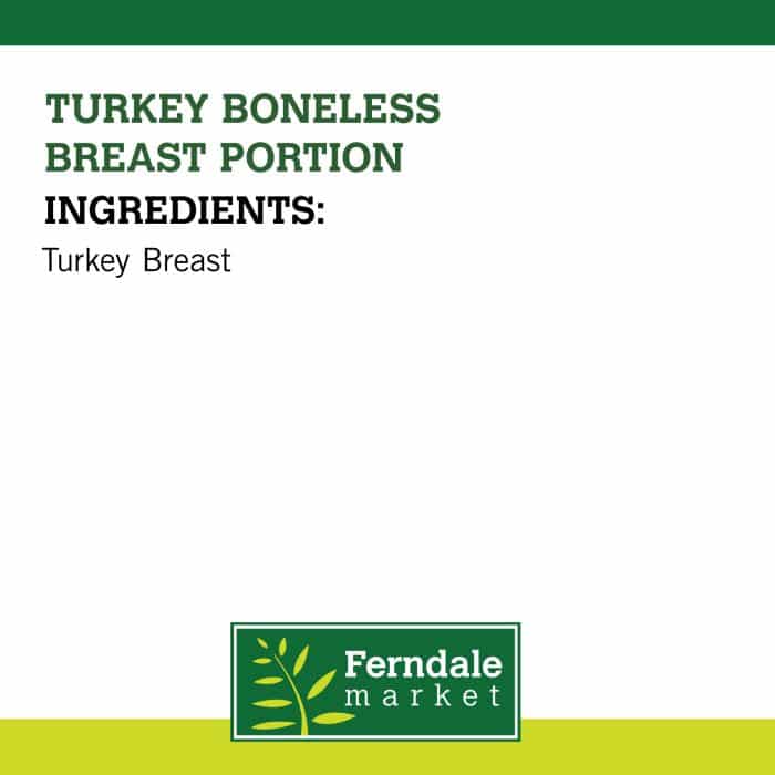 Turkey Boneless Breast Portion Ingredients