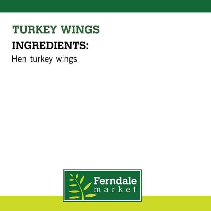 Turkey Wings Ingredients