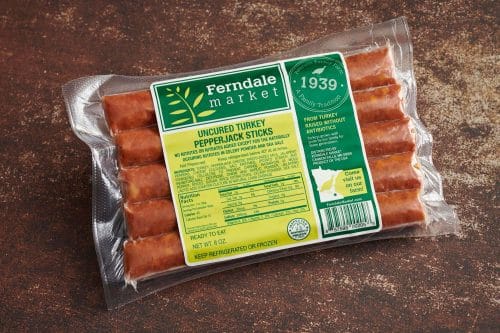 Uncured Turkey Pepperjack Sticks Ferndale-Market