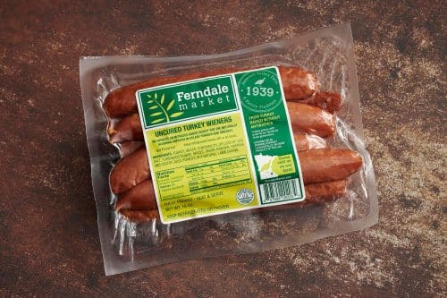 Uncured Turkey Wieners Ferndale-Market