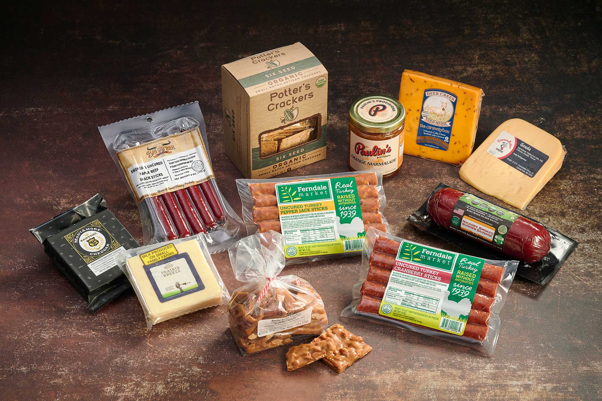 Meat and Cheese Gift Box – Fern Edition – Ferndale Market Meat and Cheese Gift Box - Fern Edition - Ferndale Market
